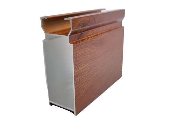 1.2mm Aluminium Sliding Window Profile Wooden Grain Marble Texture Adhesion